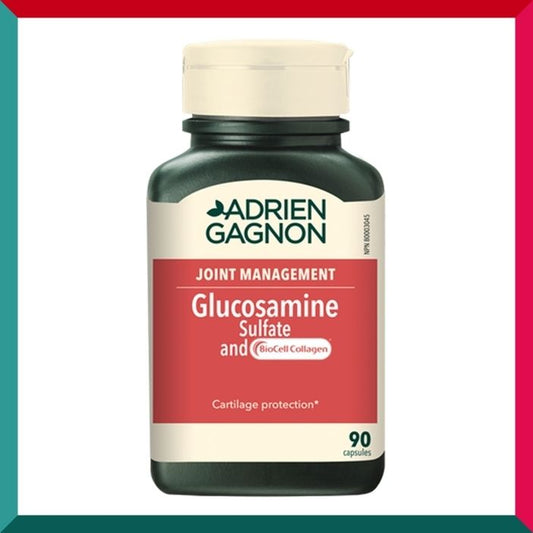 楓之寶 - 關節健骨寶 葡萄糖胺 + BioCell II型膠原蛋白 (健骼配方) 90 粒 (兩款包裝隨機提供) 平行進口 (參考效期:09/2026*)