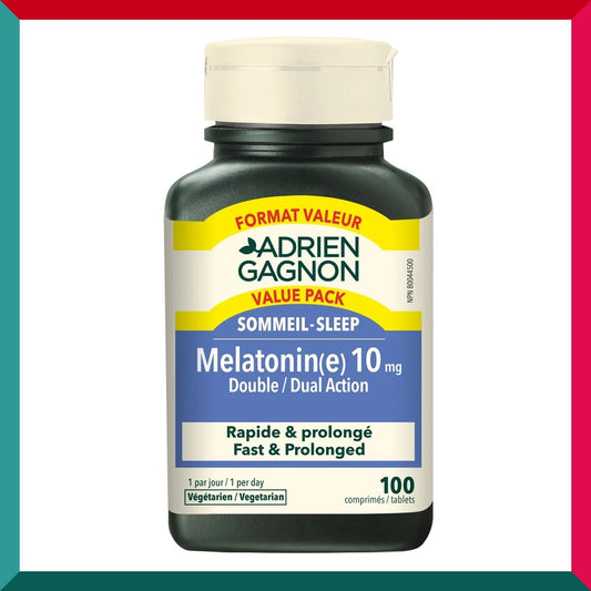 楓之寶 - 楓之寶超強雙層甜睡褪黑激素 (10 毫克) 100 粒 緩釋 持久釋放 快速入睡 延長睡眠時間 平行進口 (參考效期:02/2026*)