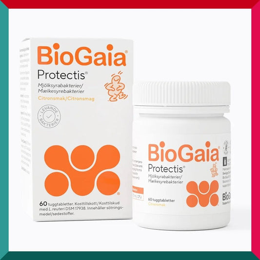 BioGaia - 瑞典拜奧 兒童成人益生菌 60粒咀嚼片 3歲以上 平衡腸道細菌群 腸道健康 平行進口 (參考效期:11/2025*)