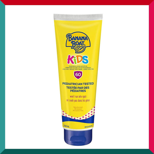 香蕉船 - 香蕉船兒童無淚防曬乳液 SPF60 240 毫升 平行進口(有效期至:2026 年 3 月)