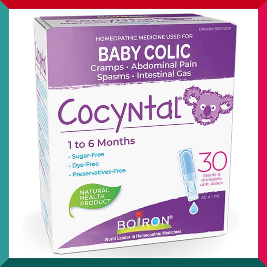 BOIRON - Boiron Cocyntal 嬰兒腸絞痛藥 1 毫升(30 包)順勢療法藥物(參考有效期限:2025 年 4 月 30 日*)