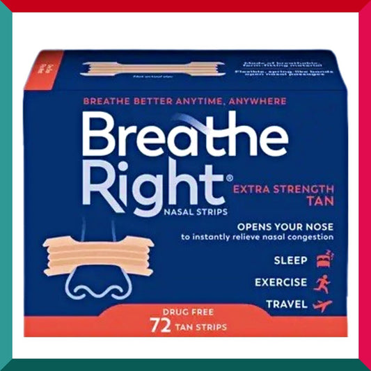 Breathe Right - Breathe Right 強效鼻貼 棕褐色 72 條