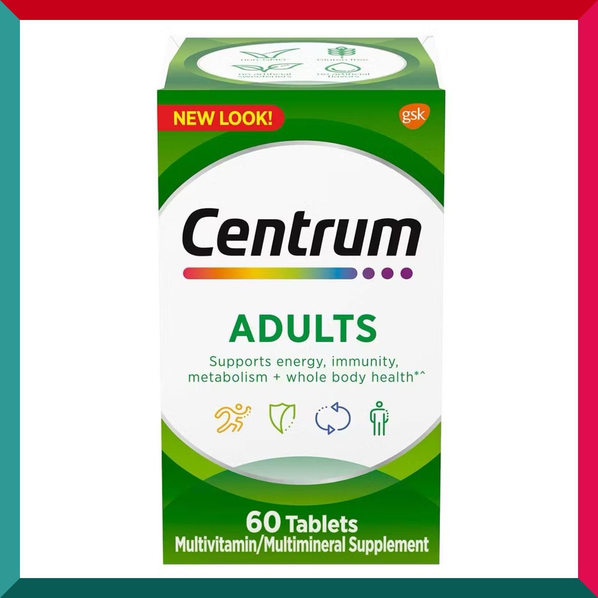 Centrum - Centrum 成人複合維生素 60 片 GSK(有效期至:2025 年 5 月 31 日)