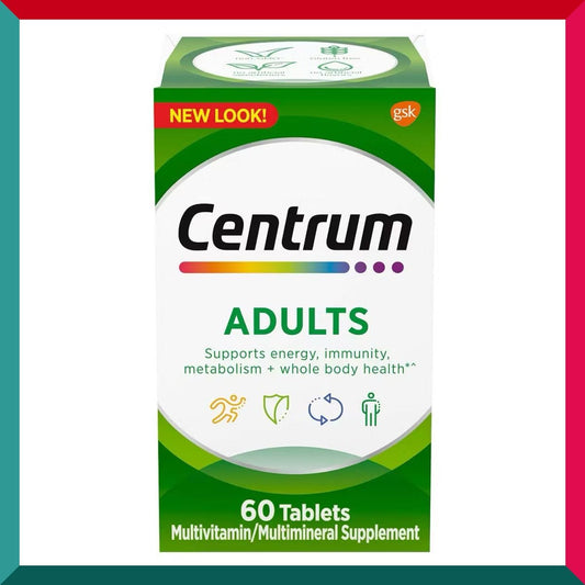 Centrum - Centrum 成人複合維生素 60 片 GSK(有效期至:2025 年 5 月 31 日)