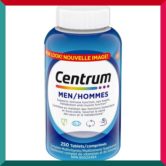 Centrum - Centrum 男士複合維生素與礦物質 250 片 GSK(參考有效期限:01/2026*)