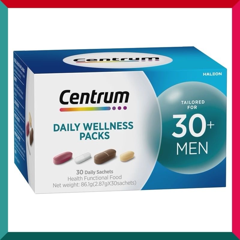 善存 - 進階營養餐包男士30歲+ 30包 含複合維他命 二十八烷醇 水飛薊 生物素 B雜 平行進口 (參考效期: 01/2026)