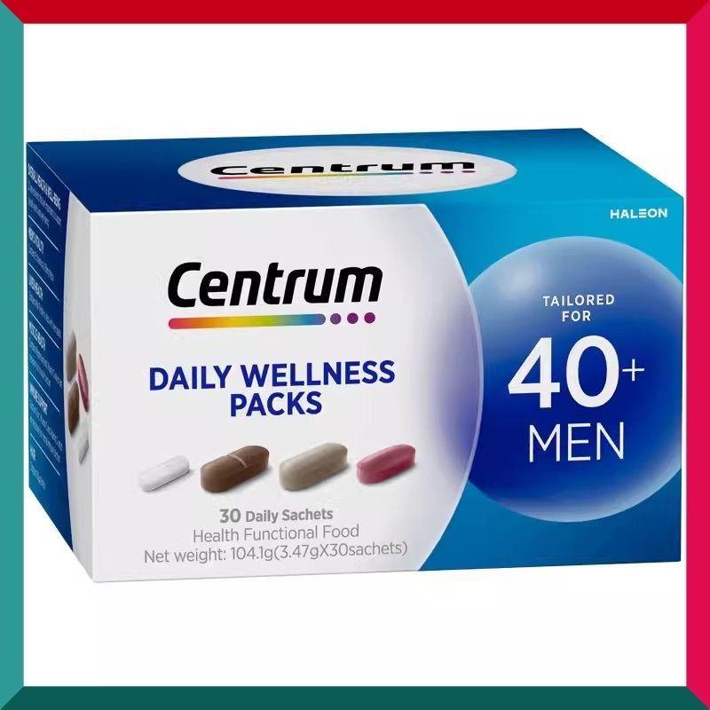 善存 - 進階營養餐包男士40歲+ 30包 含複合維他命 海藻鈣 瑪卡 水飛薊 生物素 B雜 平行進口 (參考效期: 01/2026)