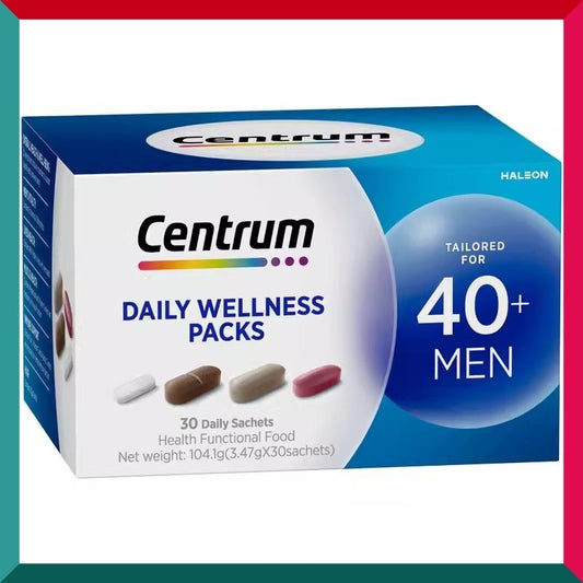 善存 - 進階營養餐包男士40歲+ 30包 含複合維他命 海藻鈣 瑪卡 水飛薊 生物素 B雜 平行進口 (參考效期: 01/2026)