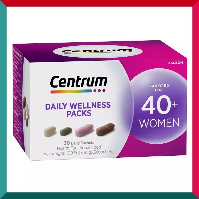 善存 - 進階營養餐包女士40歲+ 30包 含複合維他命 海藻鈣 魚膠原蛋白 薑黃 藍莓 銀杏 番茄紅素 平行進口 (參考效期: 01/2026)