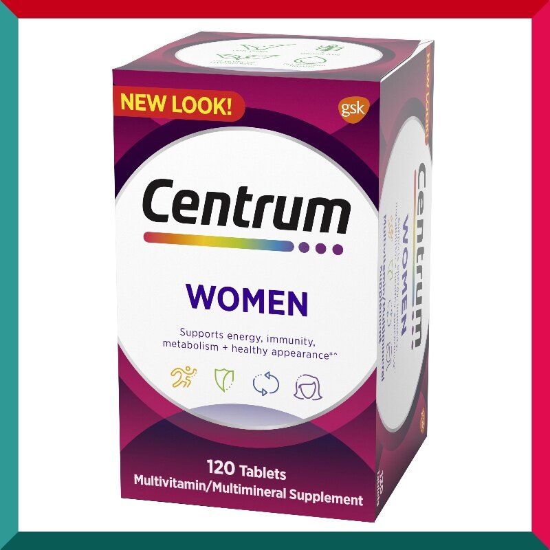 Centrum - Centrum 女性複合維生素 120 片,支持眼部皮膚骨骼免疫(參考有效期限:2026 年 4 月 30 日)