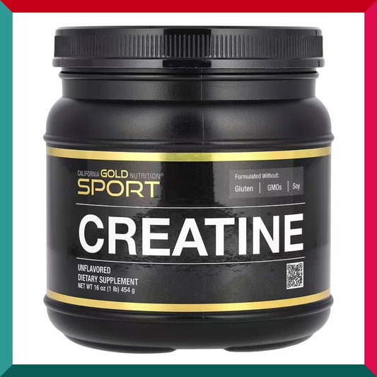 CALIFORNIA GOLD NUTRITION - 美國100%純一水肌酸 454g 1lb 原味 增強表現 爆發力 肌肉疲勞 運動比賽 平行進口 (參考效期: 03/2026*)