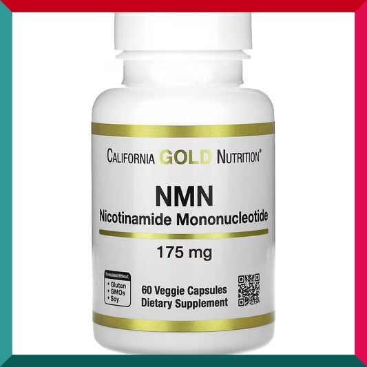 CALIFORNIA GOLD NUTRITION - NMN 10500 (菸鹼醯胺單核苷酸) 175mg 60粒素食膠囊 抗老逆齡 抗氧化 平行進口 (參考效期:10/2025*)