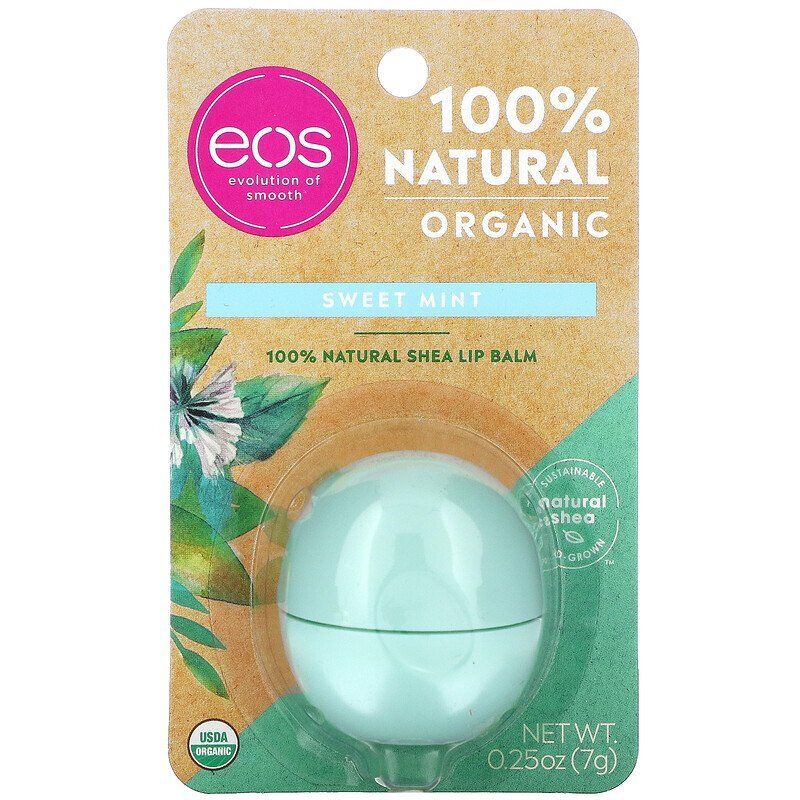 eos - 有機護唇球 香甜薄荷 7克 獨立密封包裝