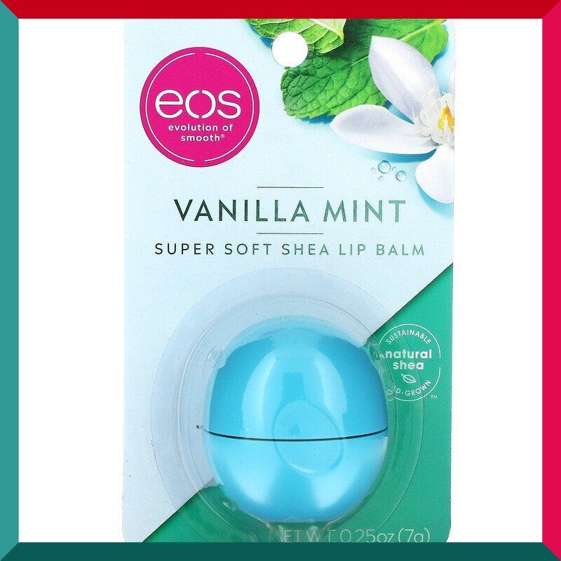 eos - EOS Super Soft Shea Lip Balm Vanilla Mint 7g
