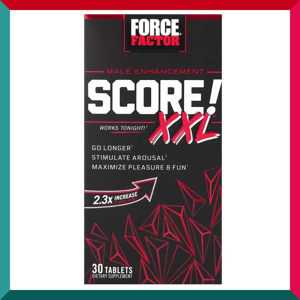 FORCE FACTOR - 男性活力雄風特強持久增大複合配方30片 含L-瓜胺酸 淫羊藿 黑瑪卡 冬蟲夏草 蒺藜 L-茶胺酸 咖啡因 黑胡椒碱 男性活力 改善持久 補腎 精力 平行進口 (參考效期:02/2026*)