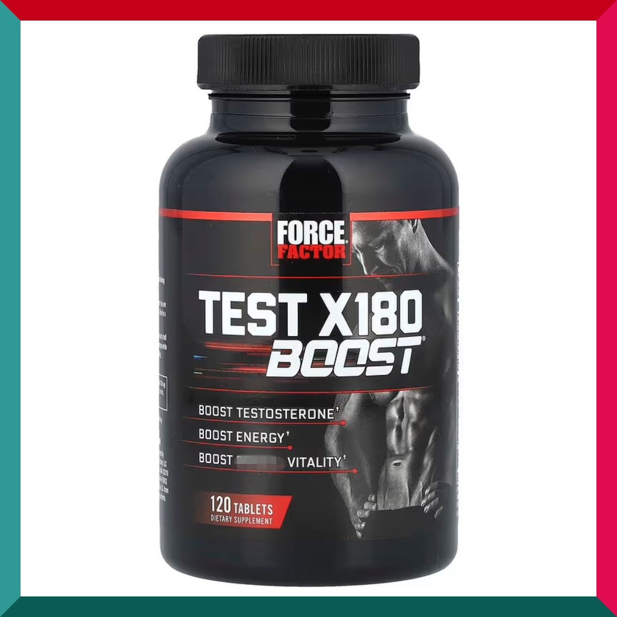 FORCE FACTOR - 天然睪酮補充劑 60片 增加肌肉力量耐力 平行進口 (參考效期: 30/04/2026*)