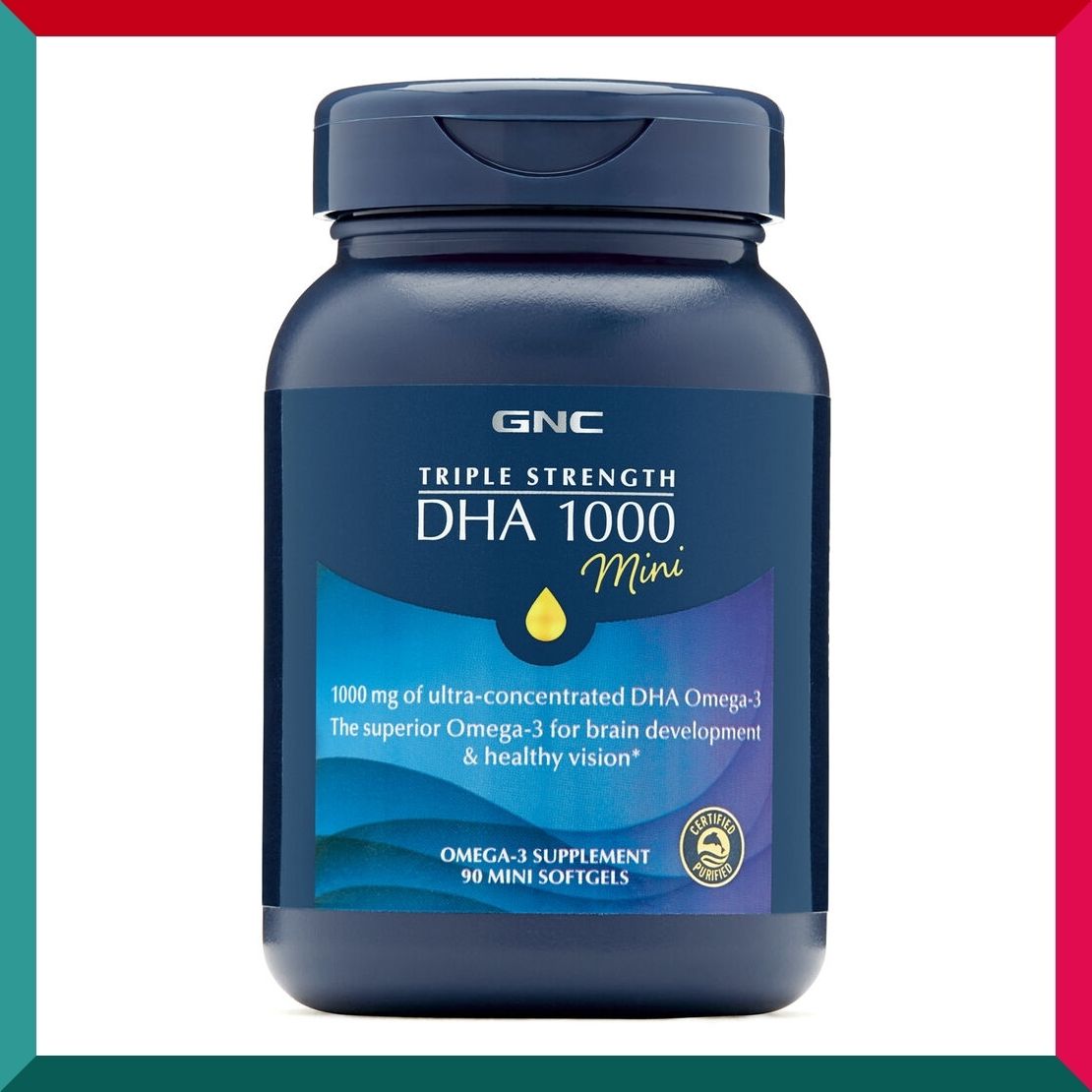 GNC - 三倍強效DHA補腦聰明丸 (1000毫克每份) 90粒迷你液態軟膠囊 平行進口 (參考效期: 05/2025*)