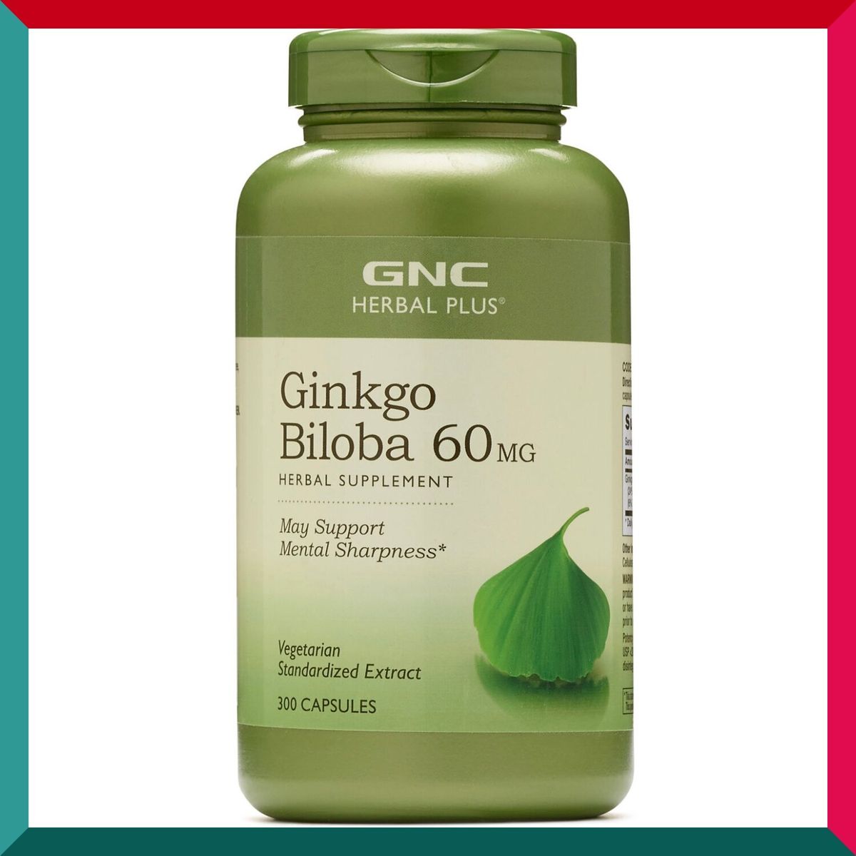 GNC - GNC 銀杏葉 60 毫克 300 粒素食膠囊平行進口(參考有效期限:2025 年 4 月 30 日*)