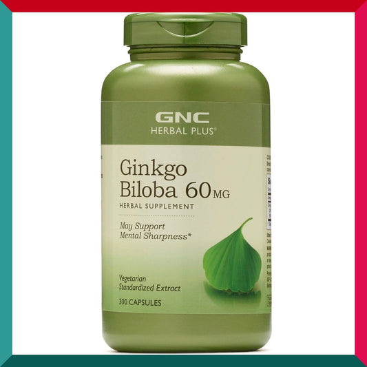 GNC - GNC 銀杏葉 60 毫克 300 粒素食膠囊平行進口(參考有效期限:2025 年 4 月 30 日*)