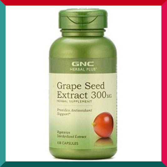 GNC - 特強美肌葡萄籽精華300毫克100粒 平行進口 (參考效期: 06/2025)