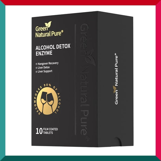 Green Natural Pure - 解酒護肝片 10片裝 酒後宿醉 保肝 排毒 平行進口 (參考效期:07/2025*)