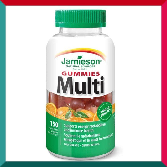 Jamieson - 天然成人全效多種維他命橡皮糖 150 粒 (參考效期: 10/2025*)