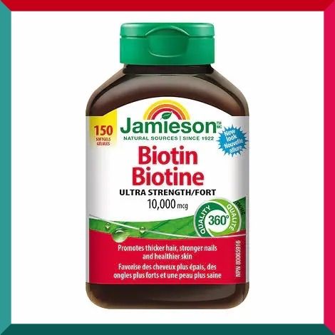Jamieson - 150粒! 超強生物素 (10000 微克) 超值加量裝 150 粒 促進濃密頭髮 更堅固指甲及更健康皮膚 (參考效期: 01/2028*)