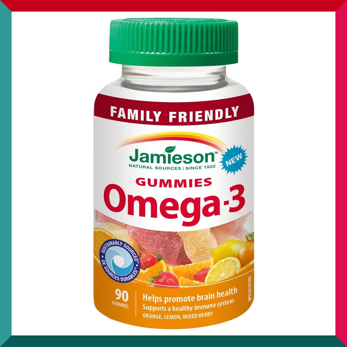 Jamieson - Jamieson Omega‐3 Gummies Family Friendly 90 gummies (EXP: 12/2025)