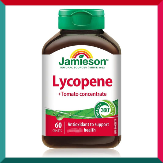 Jamieson - 天然蕃茄紅素精華 (10 毫克) 60 粒 抗氧化 前列健康 平行進口 (參考效期: 04/2026*)