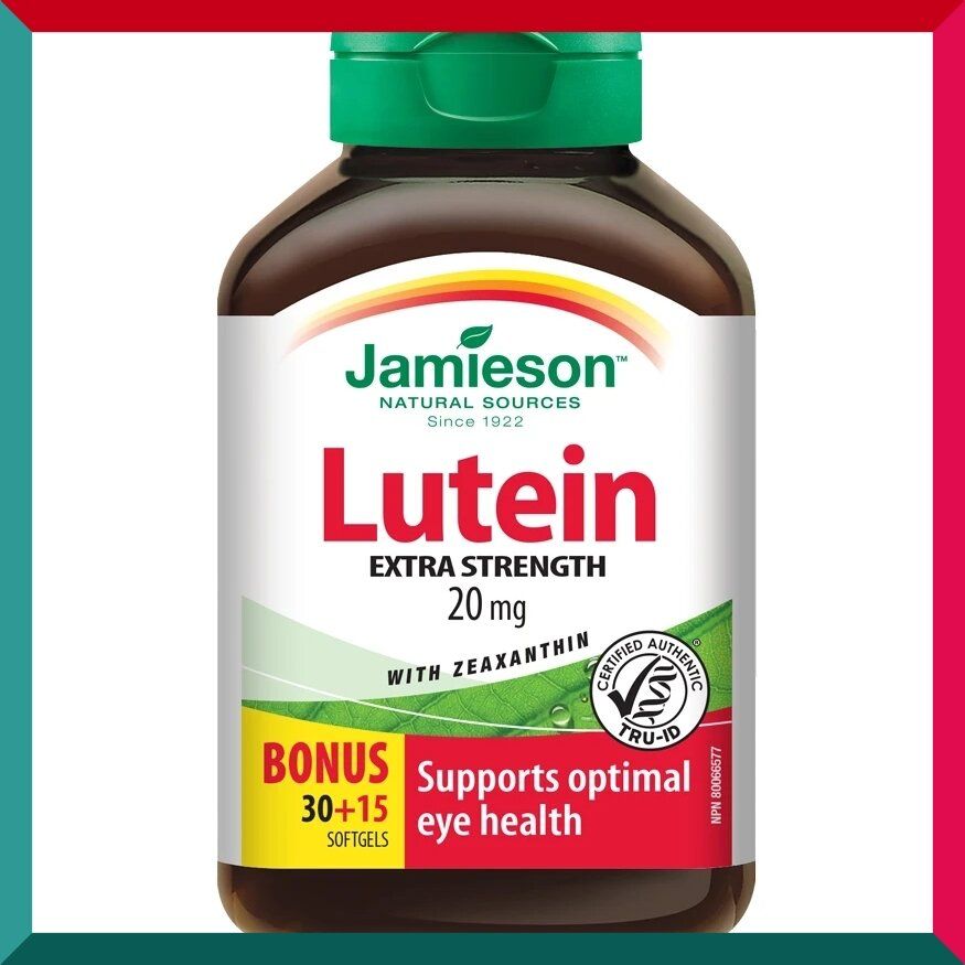 Jamieson - 特強護眼葉黃素精華 (20 毫克) 45 粒 (參考效期: 01/2027*)