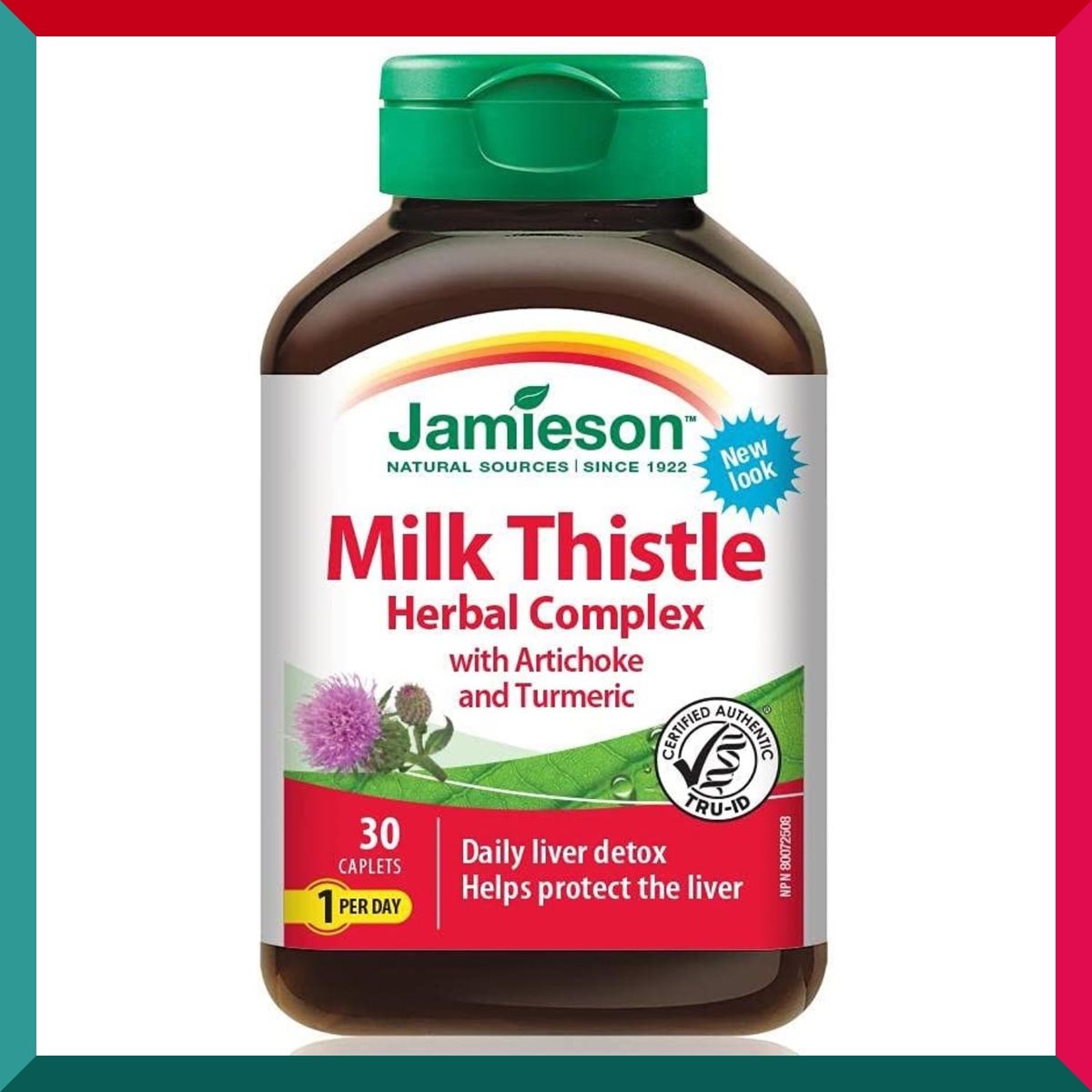 Jamieson - 護肝排毒配方30粒 奶薊草 薑黃素 朝鮮薊水飛薊素 膽鹼 蛋氨酸 (效期:07/2025*)