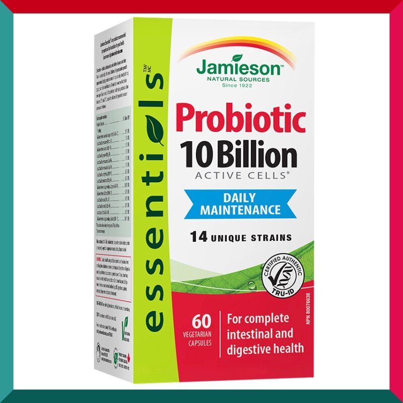 Jamieson - 純天然益生菌 100 億 60 粒 肠道健康免疫力 (效期: 30/06/2025*)