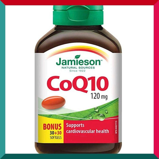 Jamieson - 護心輔酶 Q10 (120 毫克) 60 粒 心腦血管 抗衰老逆齡 (參考效期: 05/2026*)