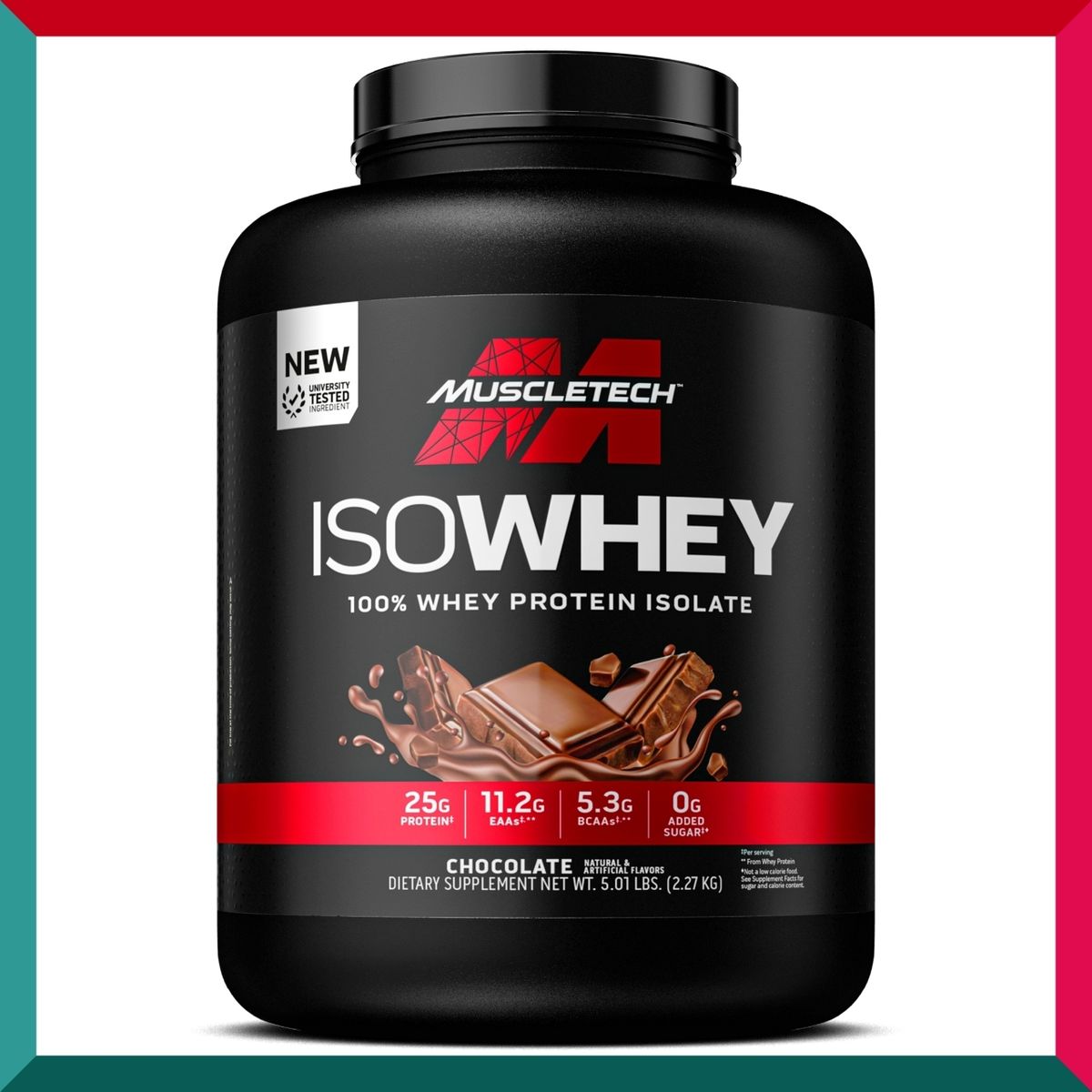 MUSCLETECH - MuscleTech 100% Iso 乳清蛋白巧克力口味 5 磅