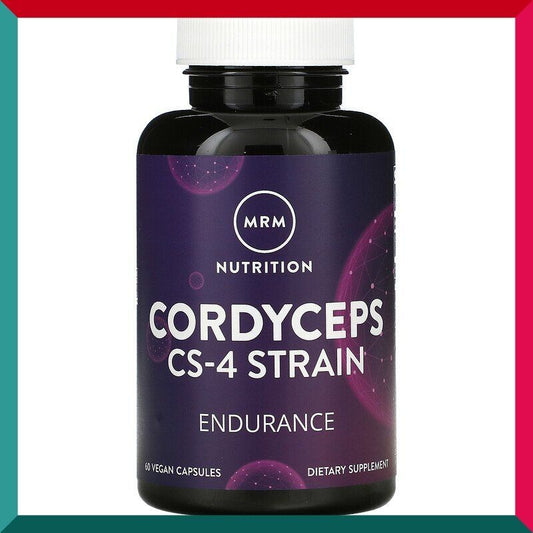 MRM - CS-4蟲草菌絲體膠囊 750毫克60粒 心肺上呼吸道肺健康 補腎肺 減輕鼻敏感症狀 抗疫 平行進口 (參考效期: 05/2027*)