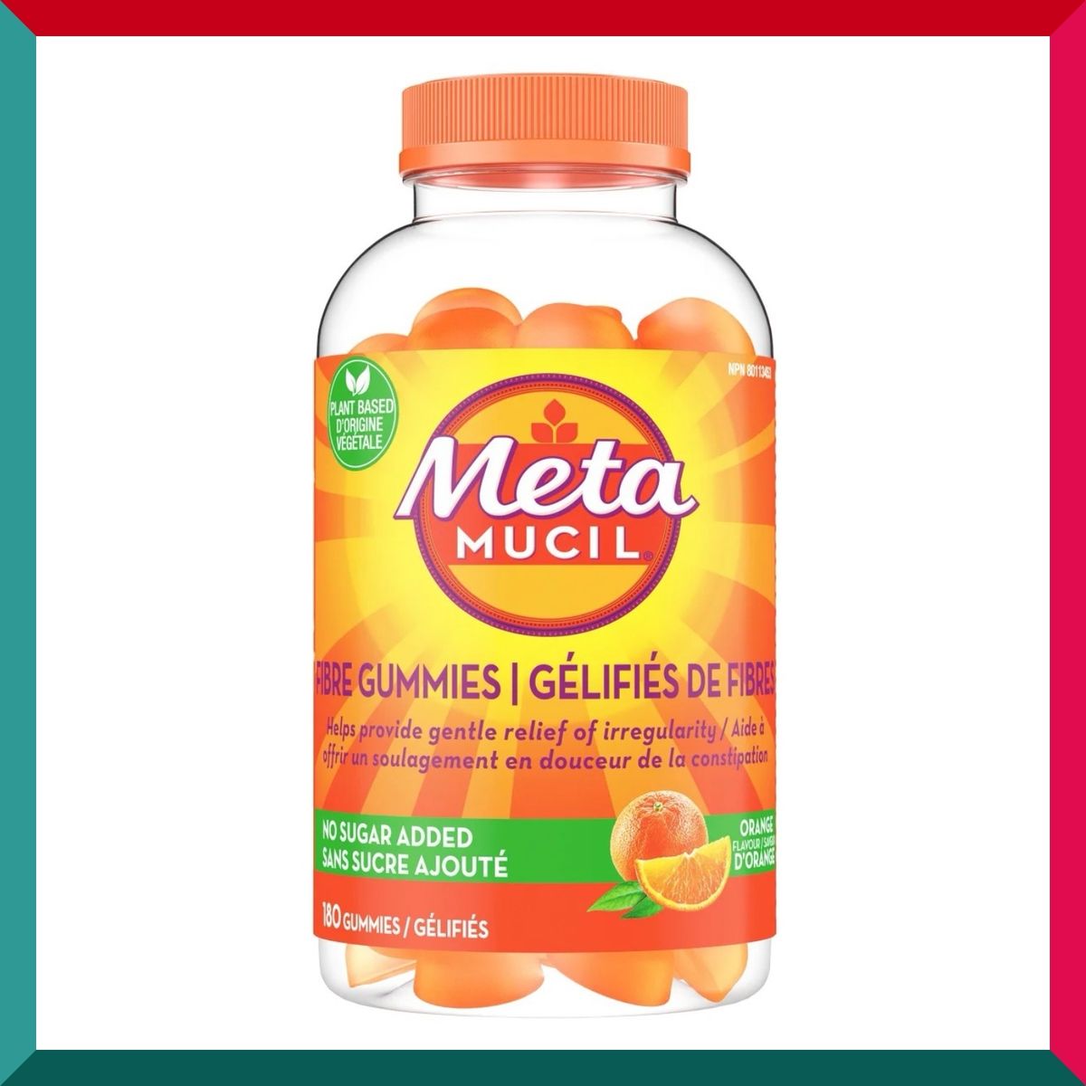 MetaMUCIL - 美達施膳食益生元纖維無糖軟糖180粒 改善便秘自然排毒 生酮減肥纖體瘦身 腸道 洋車前子(參考效期:03/2026*)