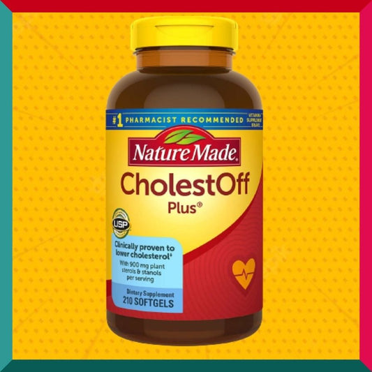 Nature Made - CholestOFF 植物固醇增強版 210粒 或有助於穩定膽固醇 平行進口 (參考效期:11/2025)