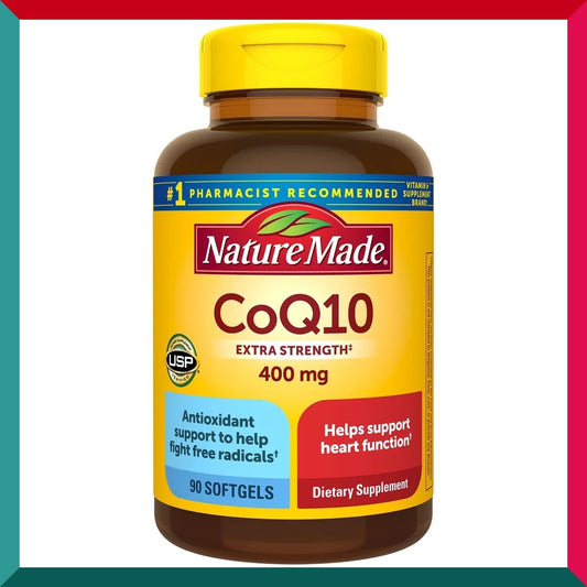 Nature Made - 美國萊萃美 CoQ10 輔酶400毫克 90粒膠囊 心腦血管健康 平行進口