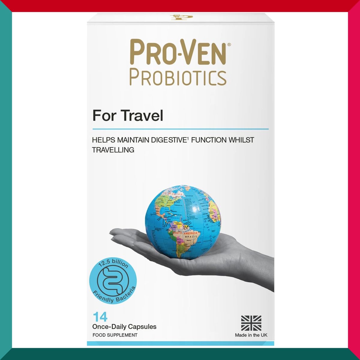 PROVEN - Lab4旅行裝益生菌125億14粒 水土不服 腸胃問題 免疫力 平行進口 (參考效期:09/2025*)