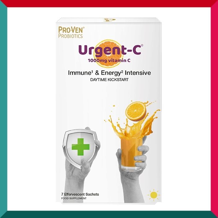 PROVEN - 日用益生菌維他命C多種維他命營養速溶沖劑7包裝 含咖啡因 接骨木 维他命C D B雜 鋅硒 腸道免疫健康 提神 平行進口 (參考效期:10/2025*)
