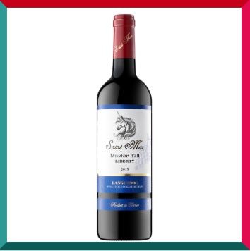 Saint Mas - 法國聖瑪仕Master 329自由紅酒 750ml 【古天樂代言】【正版行貨】14%酒精