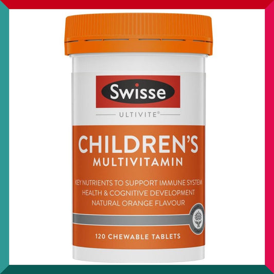 Swisse - 兒童多種維他命咀嚼片 120片 平行進口 (參考效期:09/2025*)