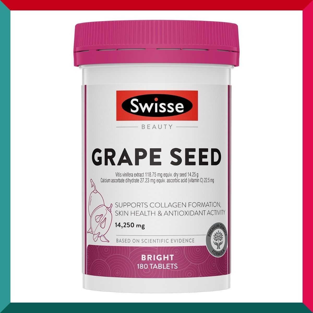 Swisse - Ultiboost 濃縮葡萄籽精華 180 粒 平行進口 (參考效期:04/2025*)