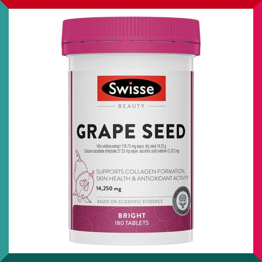 Swisse - Ultiboost 濃縮葡萄籽精華 180 粒 平行進口 (參考效期:04/2025*)