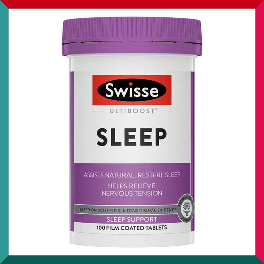 Swisse - 新包裝 甜睡睡眠片100 粒 延緩衰老 調節晝夜規律 提高睡眠質量 改善身體機能 Ultiboost 平行進口 (參考效期: 09/2026*)