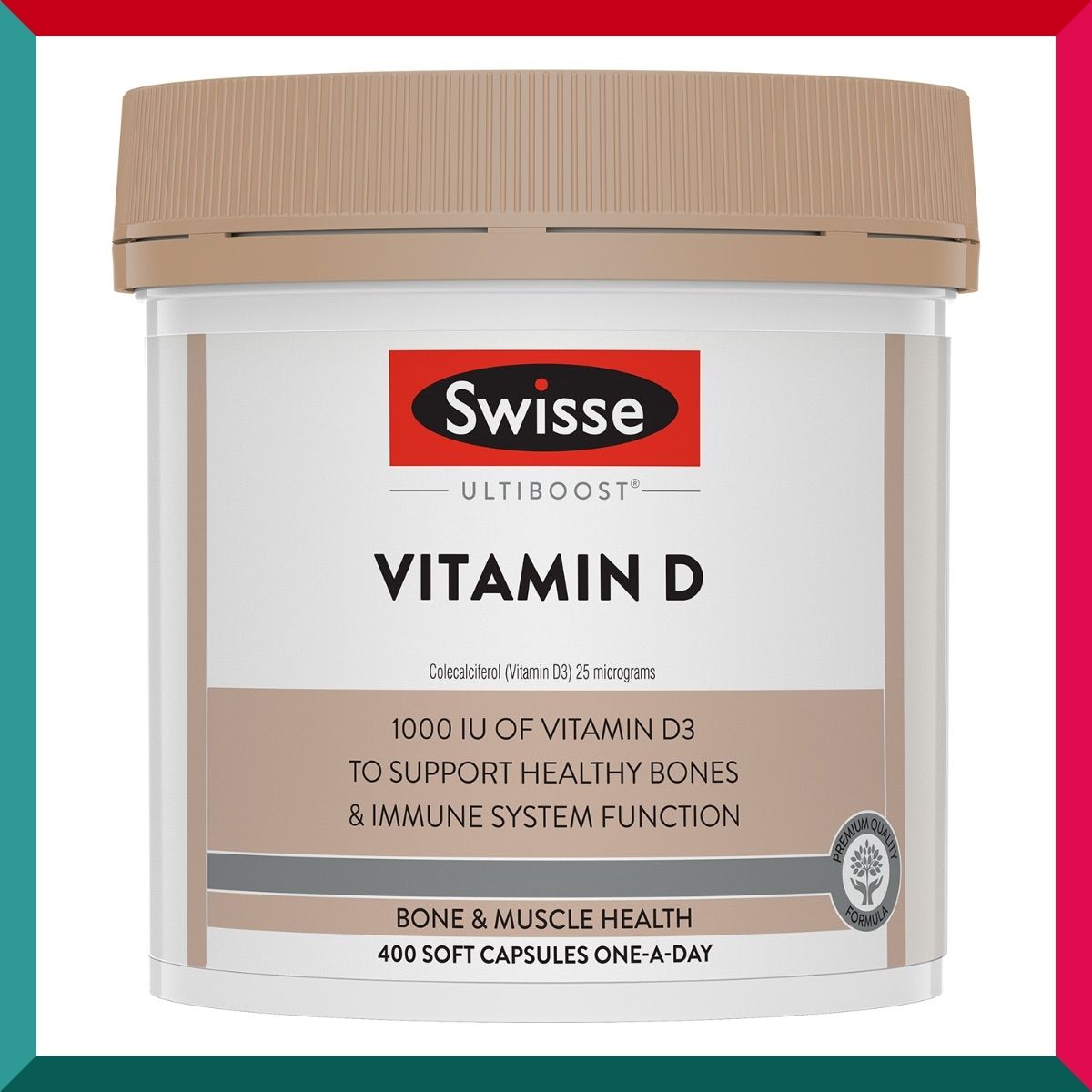 Swisse - Ultiboost 維他命D 營養片 400粒 (維生素D) 平行進口 (參考效期:08/2025*)