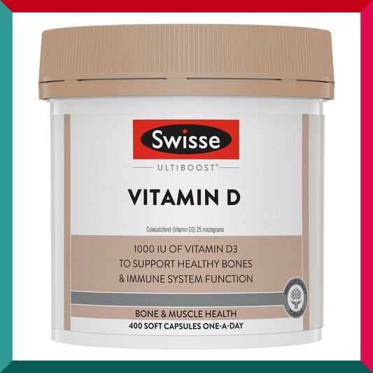 Swisse - Ultiboost 維他命D 營養片 400粒 (維生素D) 平行進口 (參考效期:08/2025*)