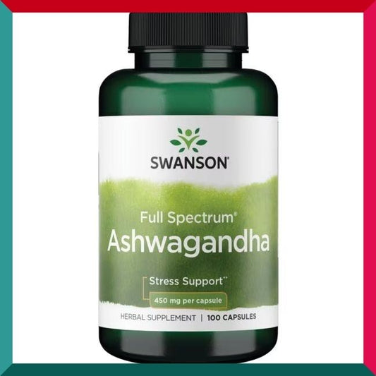 史雲生 - 全譜非洲醉茄萃取 (印度人蔘) 450mg 100粒 舒緩壓力心情焦慮 平靜 睡眠 南非醉茄 (參考效期: 10/2026*)