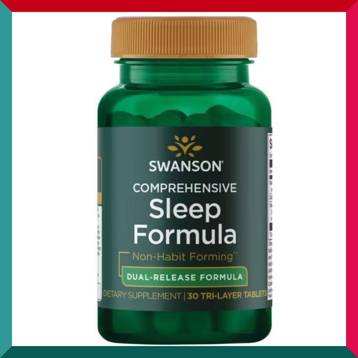 史雲生 - 特強三重深睡配方30片 褪黑素 GABA (γ-氨基丁酸) 纈草根持久釋放 緩釋 甜睡 快速入睡 緩解壓力緊張 情緒 無依賴 平行進口 (參考效期:02/2026*)