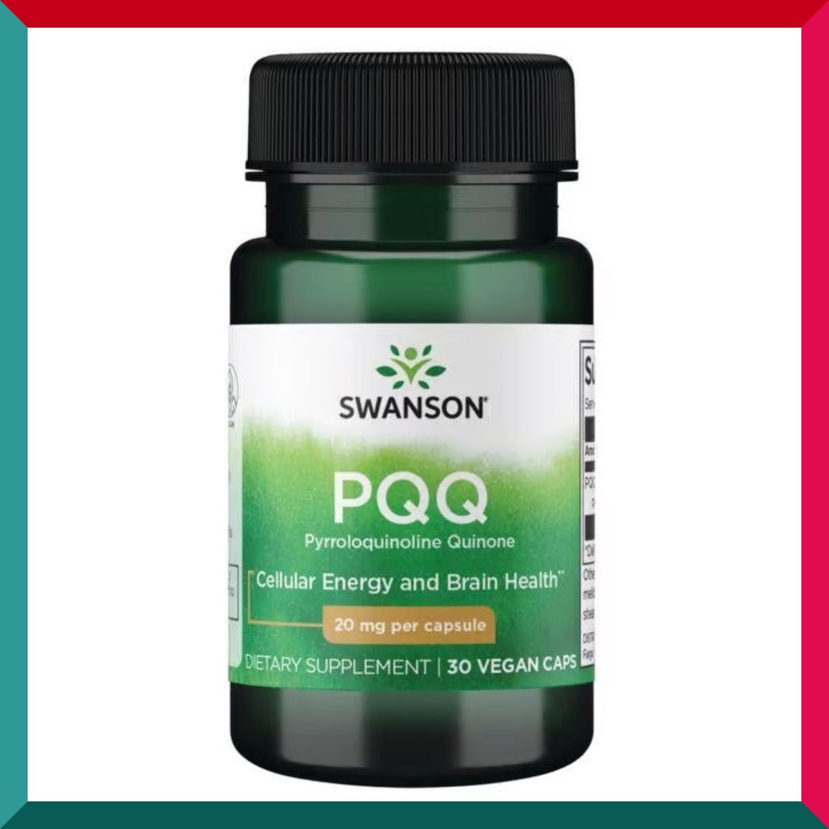 SWANSON - Swanson Ultra PQQ,20 毫克,30 粒素食膠囊